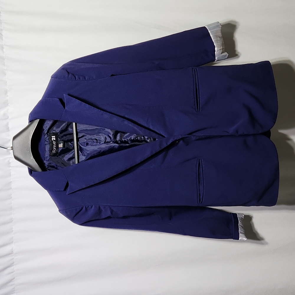 VTG Forever 21 Navy Blazer Medium